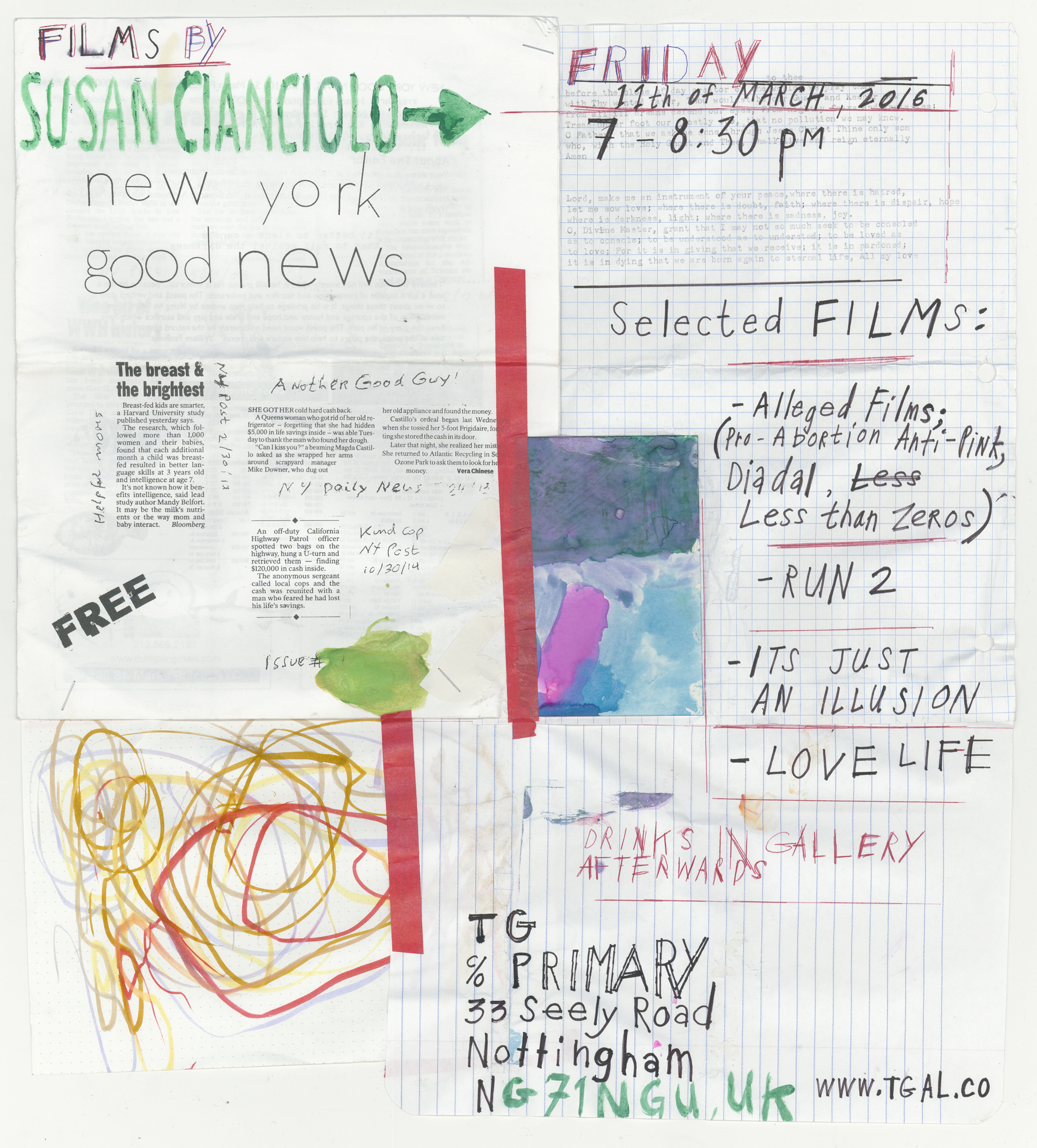 Susan Cianciolo, TG, Primary,  Nottingham, UK